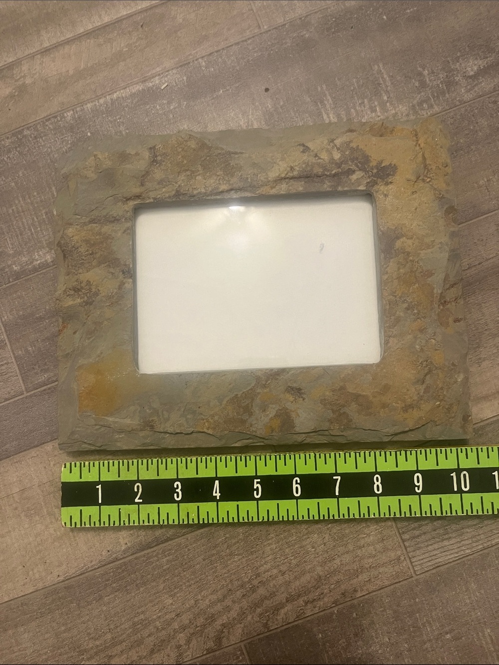 Rustic Slate-Look Picture Frame in Brown - Picture 2 of 14